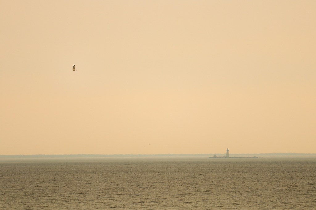 Smoky Twilight Over Boston Harbor – A Drive Down Nantasket Ave
